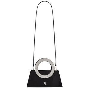 Les Petits Joueurs 'Trapeze' Black Pochette Bag